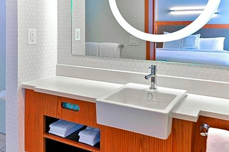 Suite, 1 King Bed with Sofa bed (Mobility Accessible, Roll-In Shower)