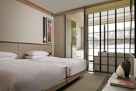 Suite with Two Single Beds and Mountain View