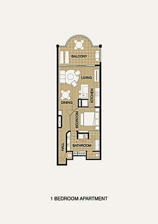 Deluxe One Bedroom Beachfront Apartment