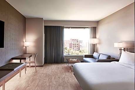 Corner King Guest Room with City View