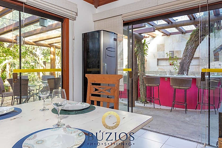 200 Metros da praia, Casa ampla com 4 suítes! BZ55