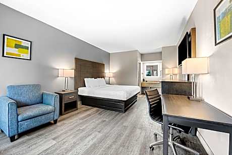 1 King Bed Non-Smoking Pet Friendly Room Microwave And Refrigerator Wi-Fi Full Breakfast