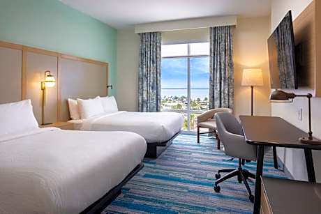 Double Queen Inland View, Guest room, 2 Queen, Inland view (Hearing Accessible)