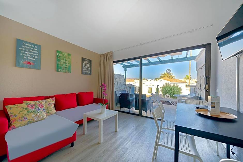 Maspalomas Lago Canary Sunset