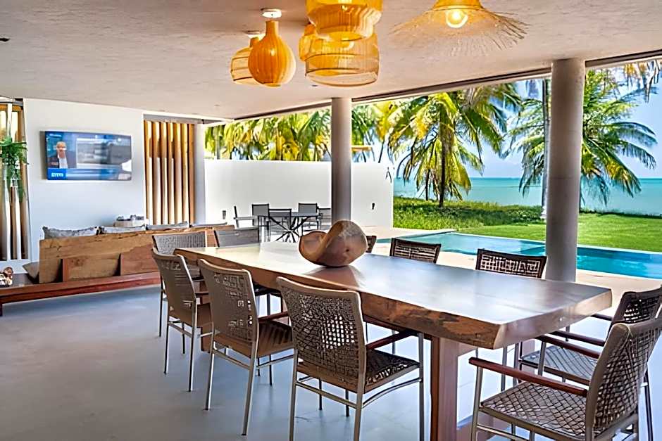 Casa Waua | PÉ NA AREIA, rooftop, borda infinita