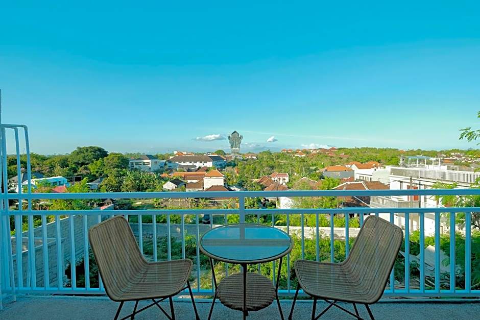 Murna Villa 3, A modern Balinese wooden house 360 GWK view