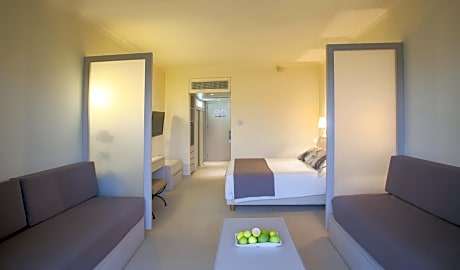 Family Room with Partitions