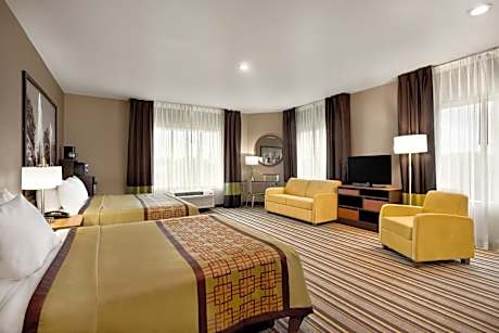 1 Queen Bed and 1 King Bed Studio Suite Non-Smoking