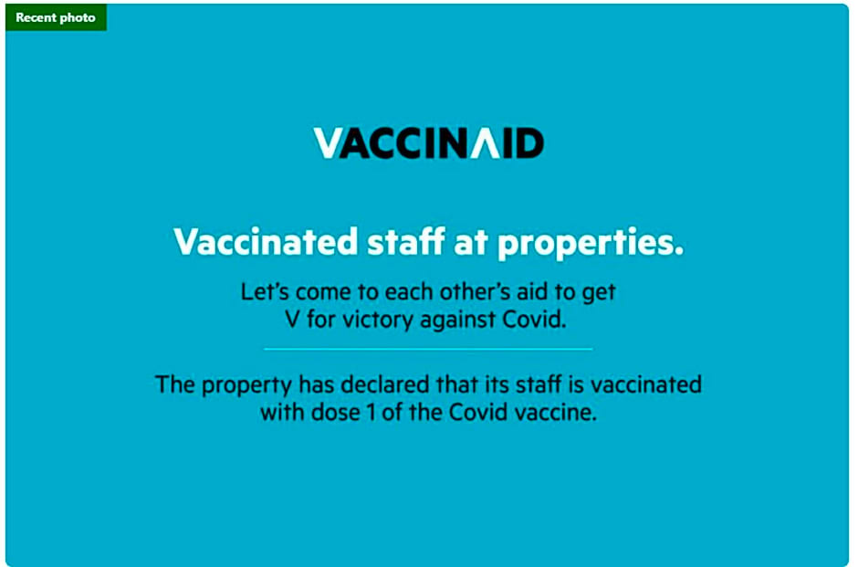 Vaccinated Staff - OYO 658 Alibaba Residence