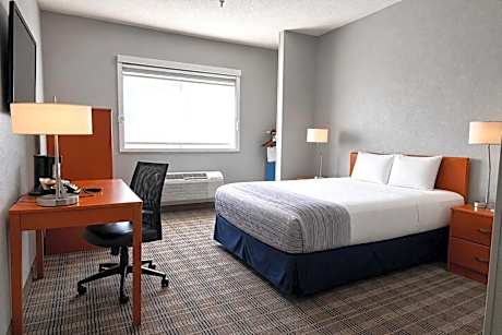 1 Queen Bed, Mobility Accessible Room, Roll-In Shower, Non-Smoking
