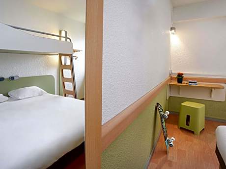 Triple Room with One Double Bed and One Bunk Bed