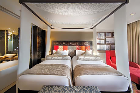 Grand Deluxe Twin with Balcony and River View