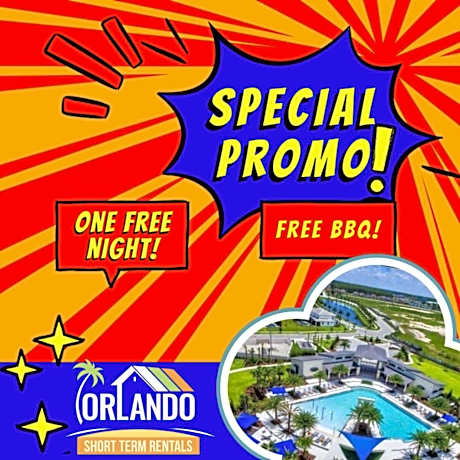 Champions Gate Resort, Game Room, Theater, Near Attractions!!