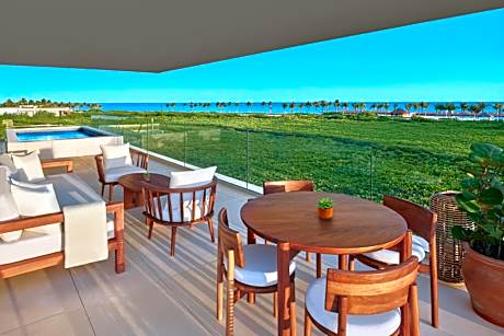 One-Bedroom King Suite with Terrace and Ocean View