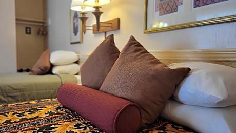 One Double Bed and One Twin Bed Room