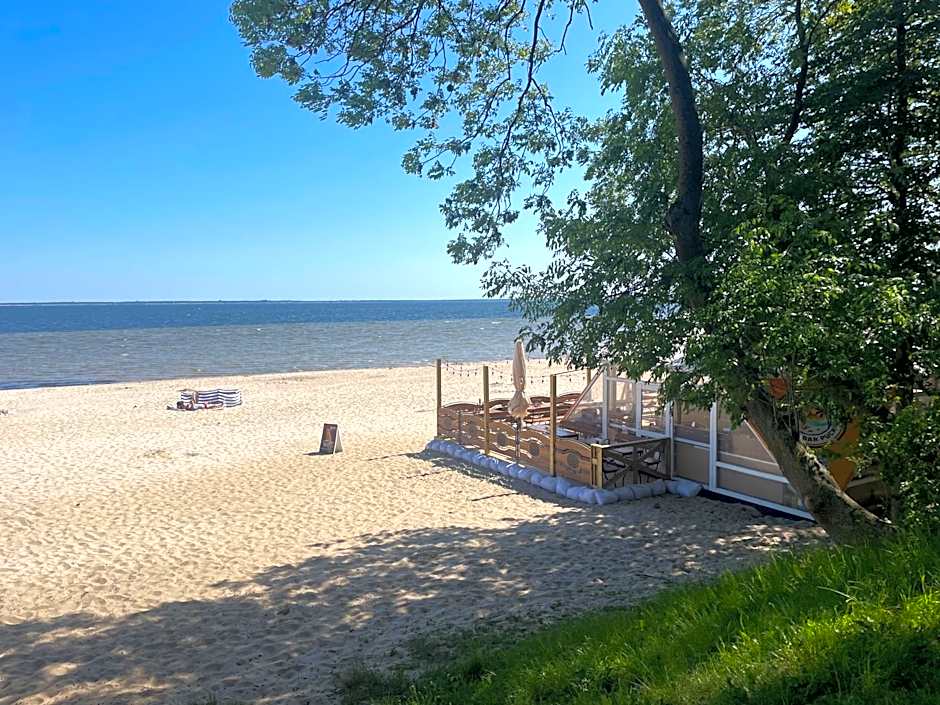 Seaview House with fireplace