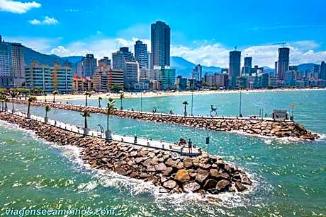 Apartamento em itapema com maravilhosa vista mar