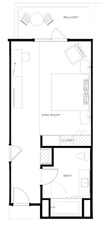 King Room with Balcony