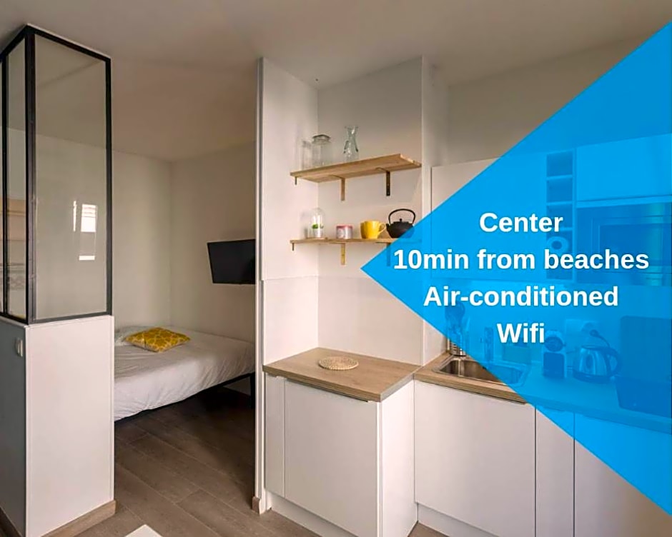 Nicelidays - Le Berlioz - city central - 7min from beaches