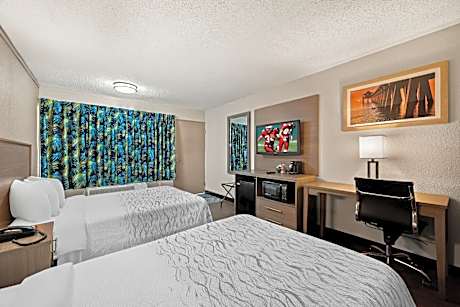 Standard Room with Two Double Beds Poolside Disability Access Smoke Free