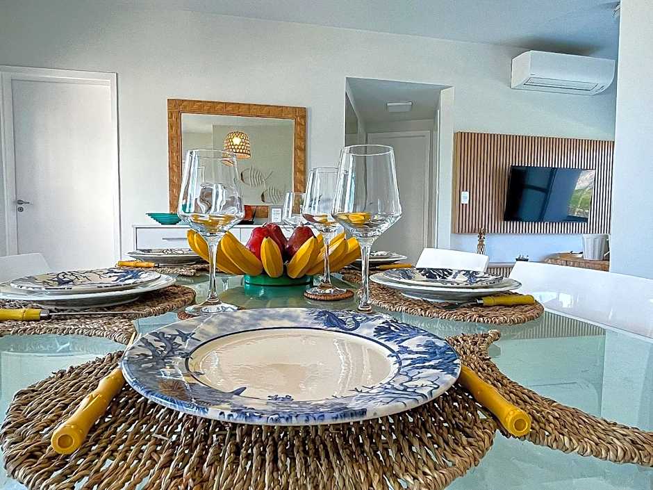 Riviera - Maravilhosa Vista Mar com Enxoval completo