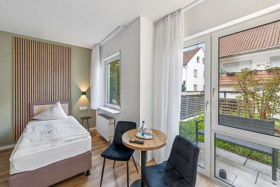 NEU Apart-Hotel Kraut 24-7 Check In Nähe Messe-Airport