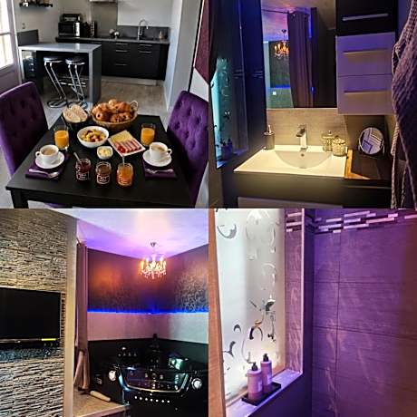 Appartement tout confort avec balnéo et lit king size