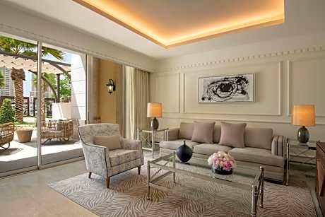 Two-Bedroom Poolside Duplex Suite with Patio