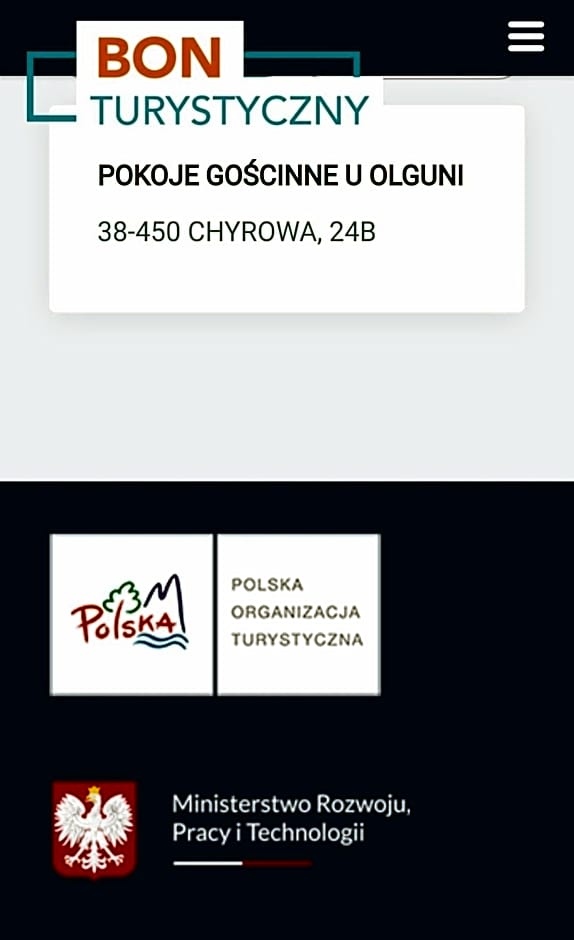 Pokoje goscinne u Olguni