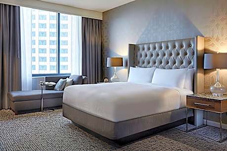 One-Bedroom Bi-Level King Suite with City View - High Floor