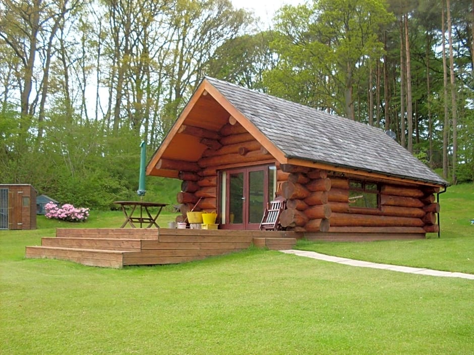 lyne view, log cabin