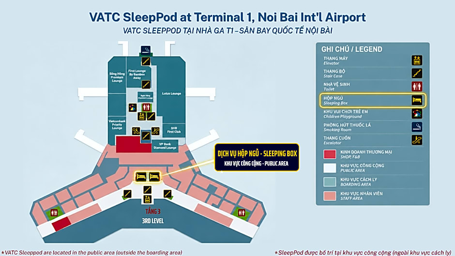VATC Sleep Pod - Terminal 1
