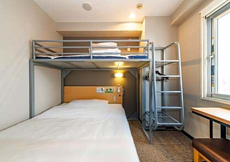 Room with Double Bed and Bunk Bed  - Smoking