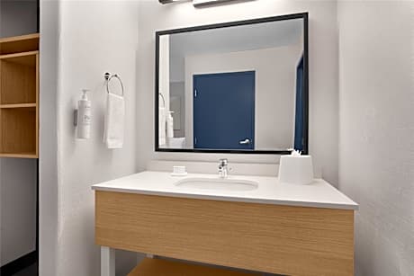 1 Queen Mobility/Hearing Accessible Bathtub