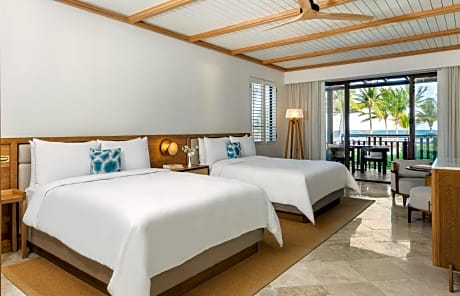 BEACH FRONT CASITA 2 QN 504sf,46sm, private sta irway to beach, butler services