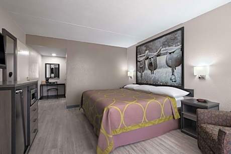 1 King Bed, Mobility/Hearing Accessible Room, Bathtub w/ Grab Bars, Non-Smoking