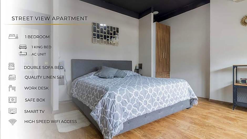 506 Great Location AC 1Bdrm 1bath apt Rooftop