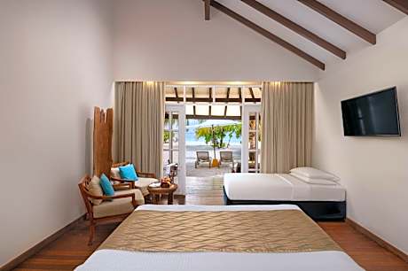 Beach Villa with Free Sunset Cruise & Non Motorized Water Sports | Free Snorkeling Gear | Kids Club on Premise | Premium Beverages