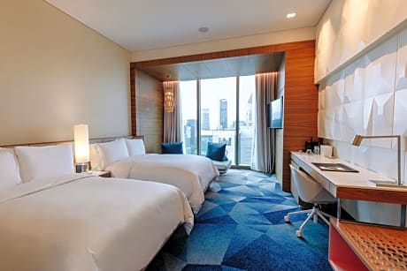 Superior Room with Two Double Beds and View