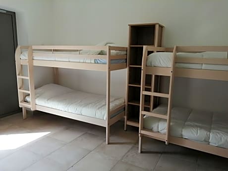 single bed in dormitory