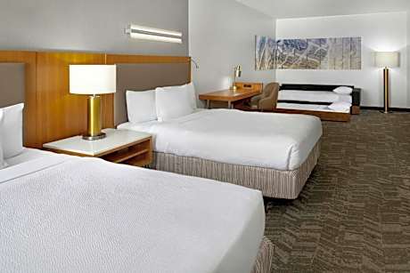 Queen Suite with Two Queen Beds and Trundle Sofa
