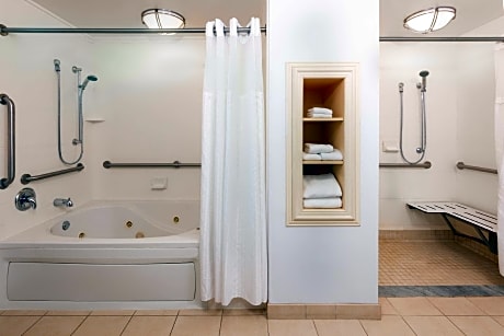 1 King Accessible Roll In Shower