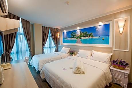 Family Room with Hot Tub