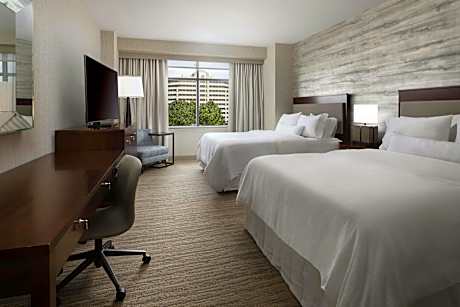 Guest room, 2 Double, Courtyard view