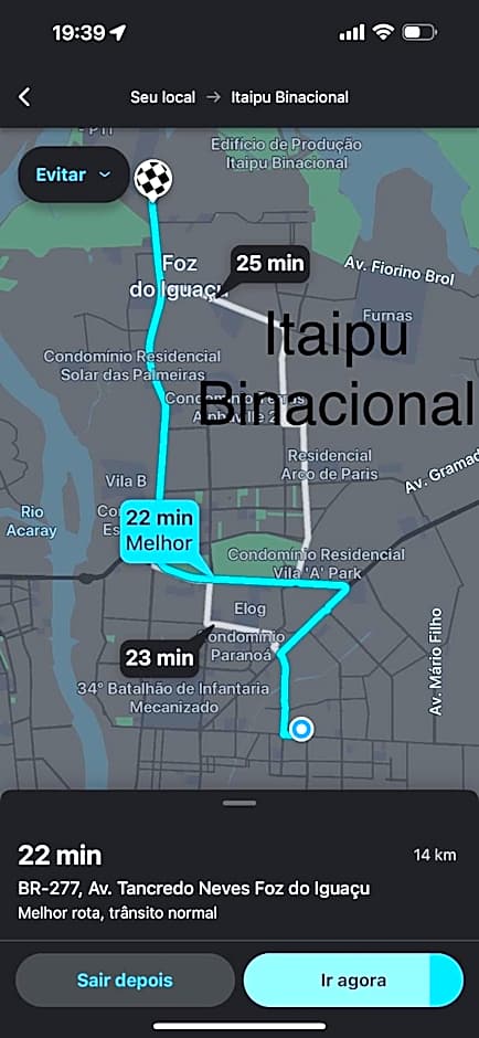 casa area central foz wifi garagem ambiente familiar E AR