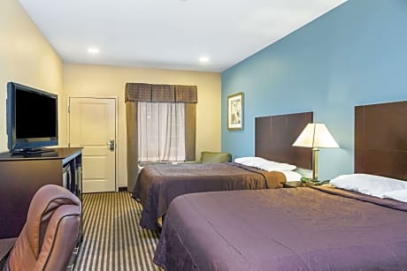 2 Queen Beds Studio Suite Non-Smoking