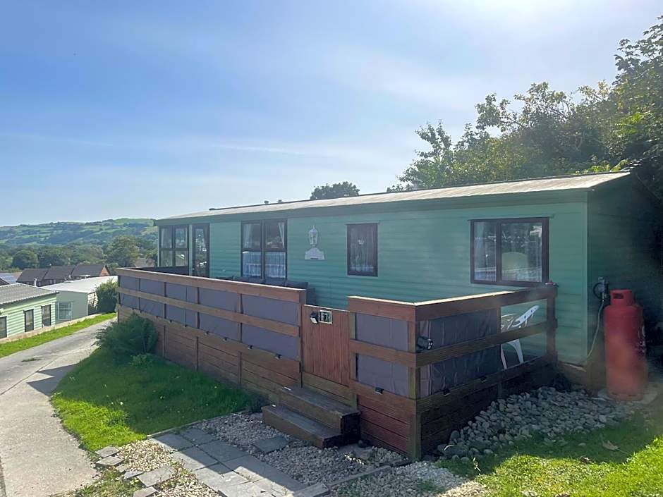 Haven on the Hill 2 Bed Caravan with Town Views of Aberystwyth F7