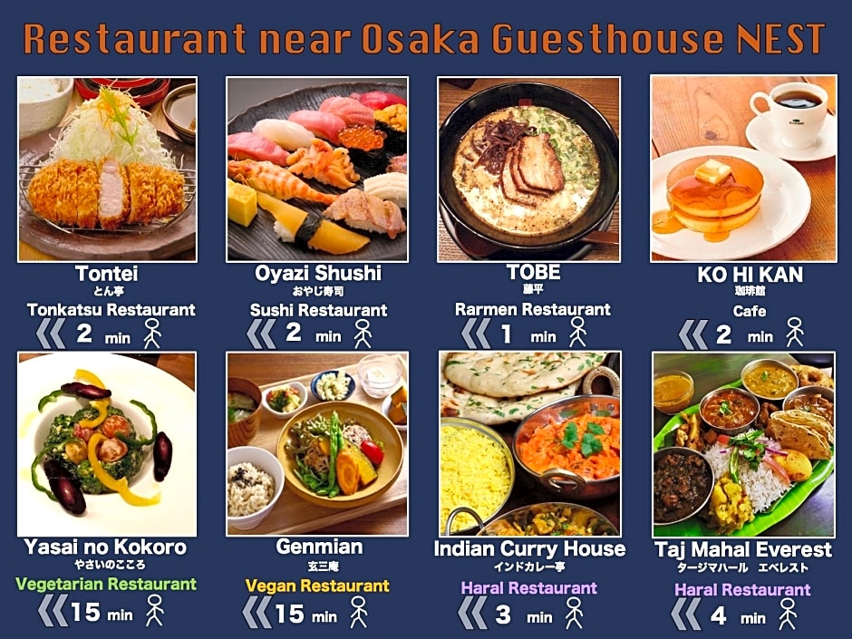 Osaka Guesthouse Nest