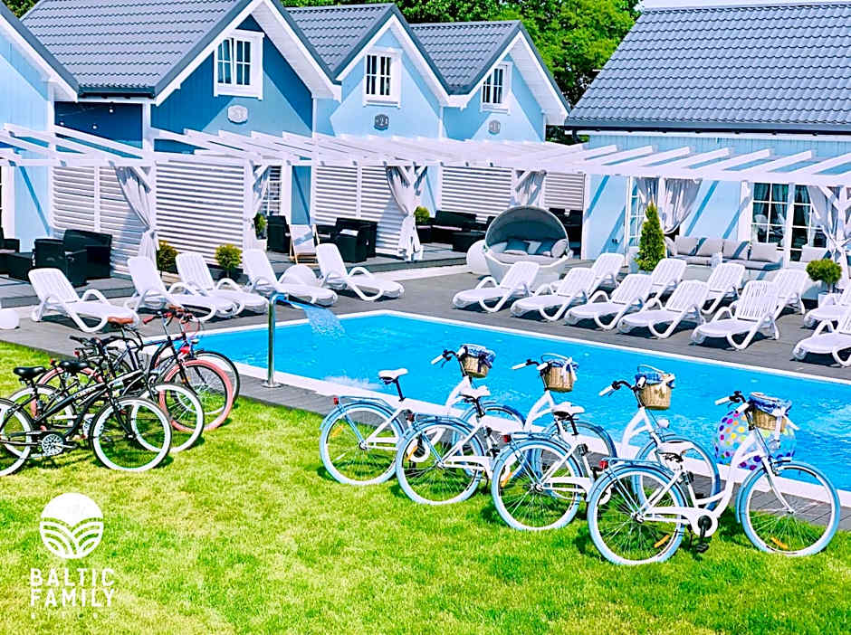 Domki BALTIC FAMILY basen kidsclub rowery