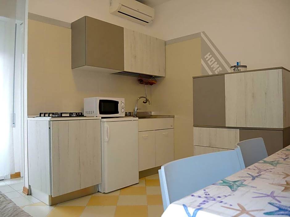 One-bedroom flat with balcony and AC